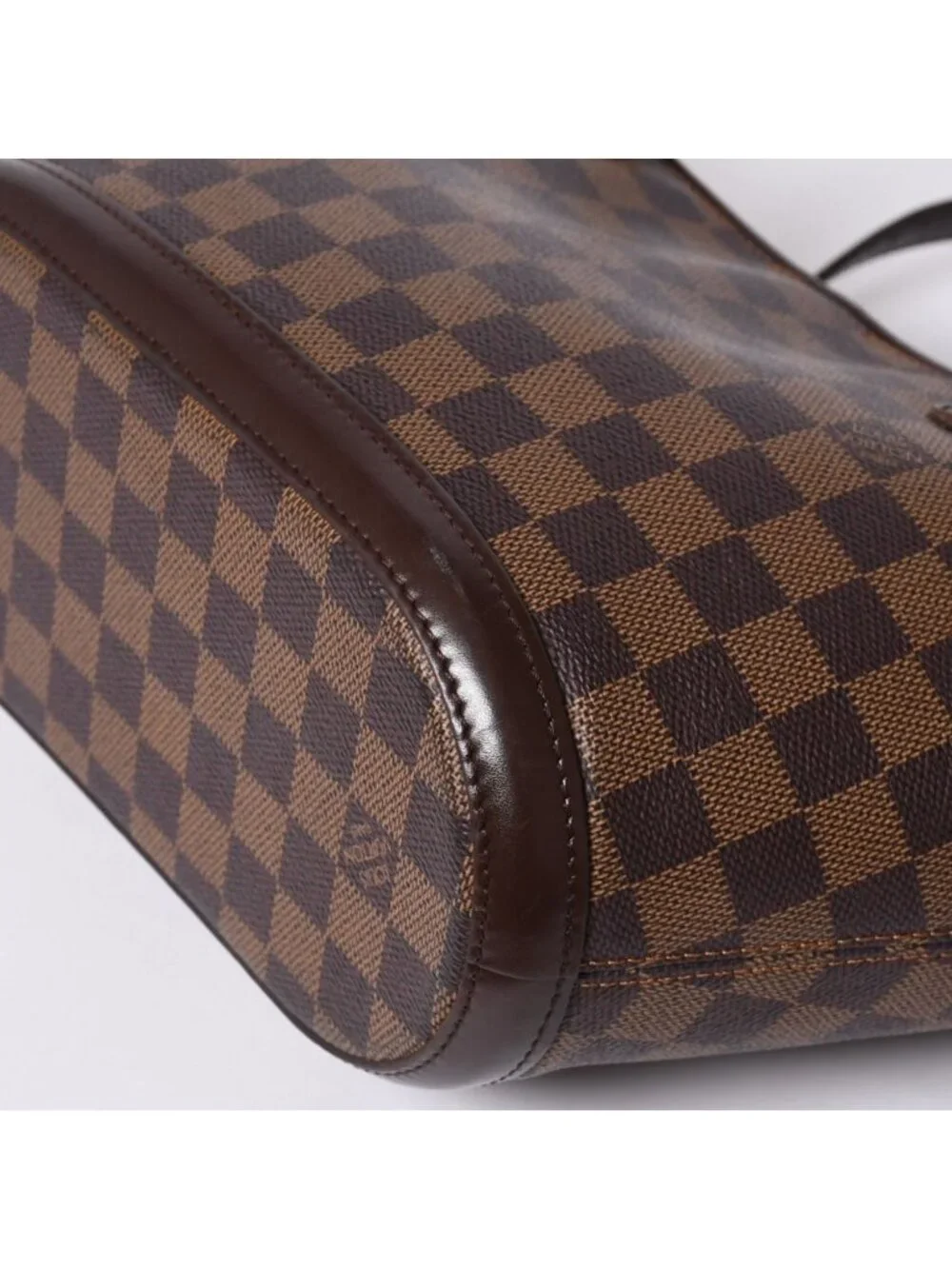 Louis Vuitton Handbag Manosque PM Damier Brown Gold